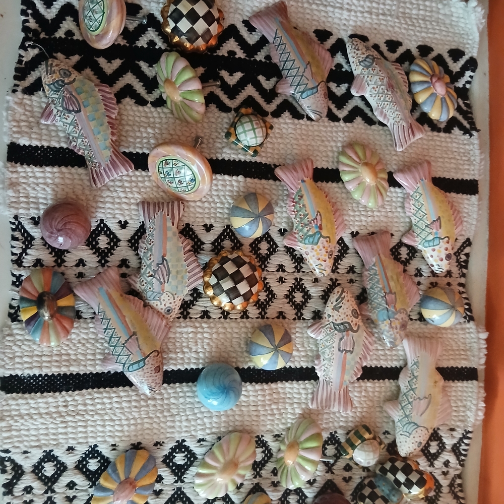 Mackenzie Childs Assorted Knobs